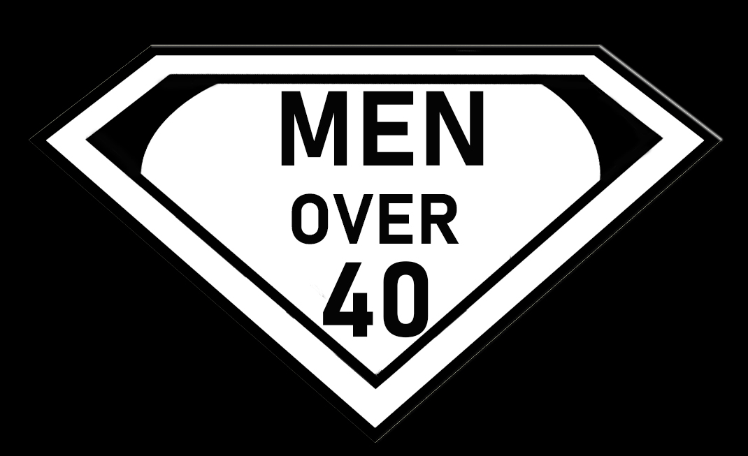 Best workout for men over 40 logo