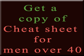 Cheat sheet for men over 40